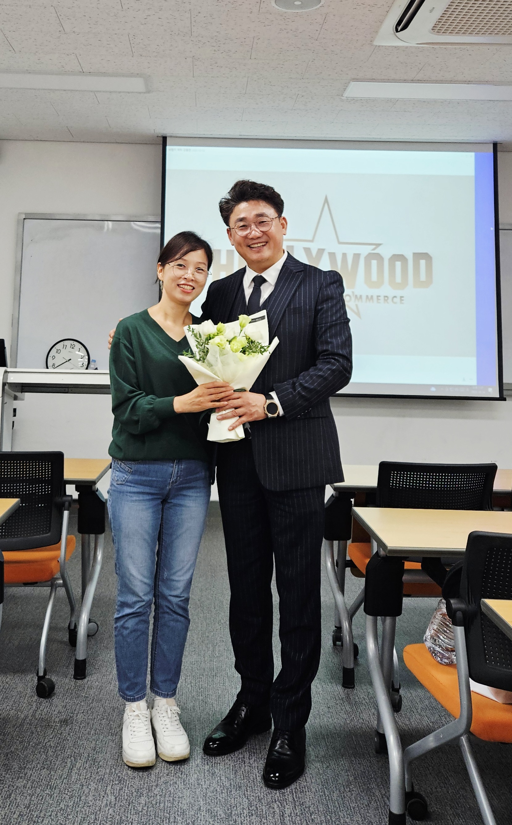 피렌체헐리우드 영화제3관왕후 강광민 대표님과 촬영